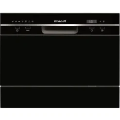 BRANDT DFC6519B - Fristående diskmaskin - 6 platsinställningar - 49dB - A + - Bredd. 55cm