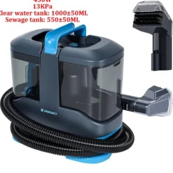 Bärbar Matttvätt, Kompakt Design, Hög Sugkraft,EU, 450W