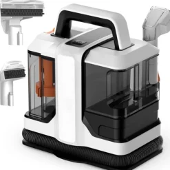 Golv- & Mattrengöring-Bärbar Matttvätt, Kraftfull Sugförmåga, Mångsidig Ytkompatibilitet,15Kpa, EU