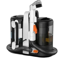 Golv- & Mattrengöring-Bärbar Mattvårdare, Kraftfull Sugförmåga, Lätt Design,EU, 220-240V