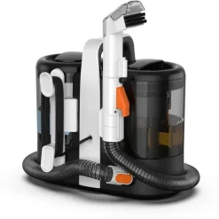 Golv- & Mattrengöring-Bärbar Mattvårdare, Kraftfull Sugförmåga, Lätt Design,EU, 220-240V