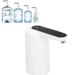 Bärbar Vattenflaskpump Automatisk Elektrisk Vattendispenser för Hushållskontor