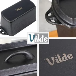 Bakning-Brödform i gjutjärn med lock CAST LINE 27 cm, 2 l