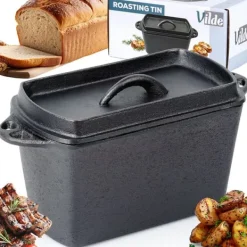 Bakning-Brödform i gjutjärn med lock CAST LINE 27 cm, 2 l