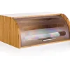 Brödlådor & Brödpåsar-Brödkorg - BANKETT - GLANSIG - Bambus - 40,5 x 27 x 17 cm - Lock i plast