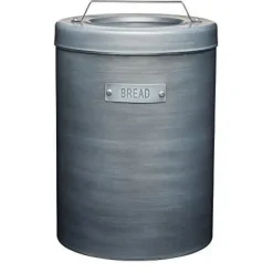 Brödlådor & Brödpåsar-Brödkorg - Kitchencraft - INDBBI - Grå metall - Vintage - 23 x 23 x 34.5 cm