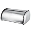 Brödlådor & Brödpåsar-Brödkärl i stål 44cm, silversatin, BRUNBESTE BB-2756