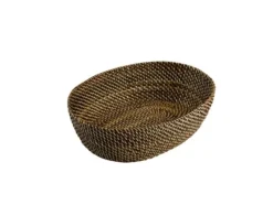 Bastian Brödlådor & Brödpåsar-Brødkurv 20x15x7 cm Oval Nitoflet Lys/Mørk