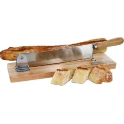 Köksknivar-Brödskärare - Cook Concept - 2i1 - Beige - H7 X L37,5 X P9,6 Cm