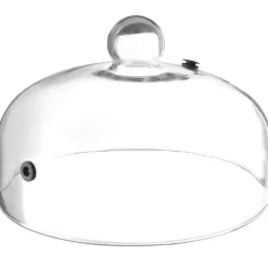 Tillbehör För Matservering-Bred glaskupol för att röka mat på en tallrik med håldiameter. 260 mm - Hendi 199664