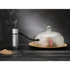 Tillbehör För Matservering-Bred glaskupol för att röka mat på en tallrik med håldiameter. 260 mm - Hendi 199664