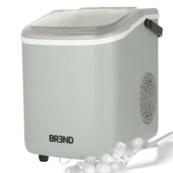 BREND Isblocketmaskin med Skopa – Isblockstillverkare – Grå