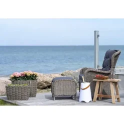 Bristol lampa vinkylare uppladdningsbar vit.