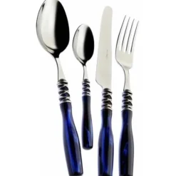 Matbestick-Bugatti - Arianna 75-delar Blå