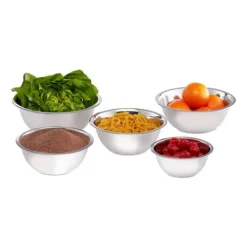 Vispskålar & Bunkar-Bunkeskålset, 16,5x6,5 cm, Silver