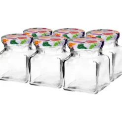 Honungsburkar-burk 120ml + kork FYRA HÖRN 6 st. | 132122