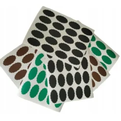 Burketikett 5,5x3 cm för marmelad 80 st. matt guld