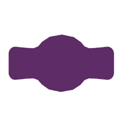 Tillbehör Till Matförvaring-Burketikett 7x4 cm för marmelad 72 st. matt lila