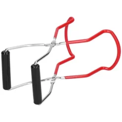 Burkklämma Multifunktionell Rostfri Stål PP Skållningsskyddande Tallriksklämma Köksverktyg (Röd)