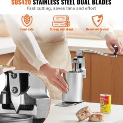 Konservöppnare-Burköppnare, Manuell kommersiell bordsöppnare, 74x23,5x10 cm, Justerbar kraftig stål