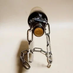 Vinflaskhållare-BW Magical Illusion Flytande vinflaskhållare Rep Lassokedja Vinställ Nyhet - BWTNS903A2466