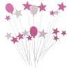 Cake Topper Stjärnor Ballonger