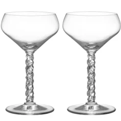 Orrefors Glas-Carat Coupe 25cl, 2-pack -