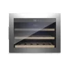 Caso WineSafe 18 EB Inox, Vinkylare med kompressor, Inbyggd, 18 flaska/flaskor, 60 W, A, Silver