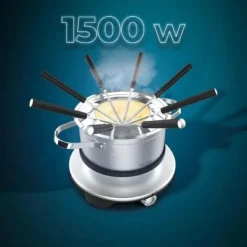 Cecotec Electric cheese, chocolate and oil fondue, 1500 W and 8 forks.