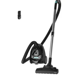 Golvdammsugare-Cecotec 800-W canister vacuum cleaner. With bag. Maximum tank capacity of up to 2L, with high-efficiency filtering system and metallic telescopic tub | CDON