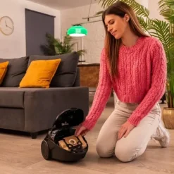 Golvdammsugare-Cecotec 800-W canister vacuum cleaner. With bag. Maximum tank capacity of up to 2L, with high-efficiency filtering system and metallic telescopic tub | CDON