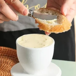 Ceramic Butter Keeper Multipurpose Stor kapacitet Säker Miljövänlig Keramisk smörtank