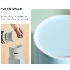 Ceramic Butter Keeper Multipurpose Stor kapacitet Säker Miljövänlig Keramisk smörtank