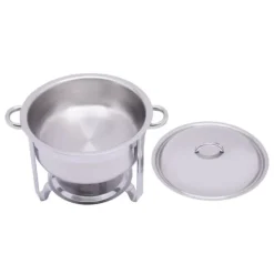 Chafing Dish, 5L kapacitet, design i rostfritt stål,Silver