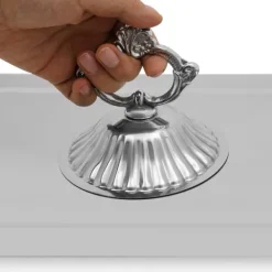 Tillbehör För Matservering-Chafing Dish, Rostfritt Stål, 2,38 Gallon, Justerbar Värme, Hållbar Design, Lämplig för Evenemang