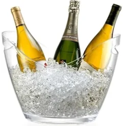 Champagnehink 3 flaskor - För Champagne, Ishink - Genomskinlig