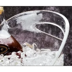 Ishink & Kylare-Champagnekylare - TD® - 3 Flaskor - Transparent - Robust Plast - Kylare