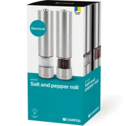 Champion Kryddkvarnar-Salt- och pepparkvarn Rostfri