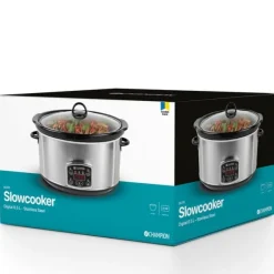 Champion Matlagningsmaskiner-Slowcooker 6,5L 320W SC210 Rostfri