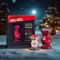 Kryddkvarnar-Chili Klaus - Chili Mill© - Presentförpackning med Birds Eye Chili