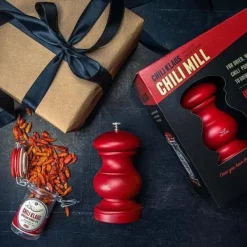 Kryddkvarnar-Chili Klaus - Chili Mill© - Presentförpackning med Birds Eye Chili