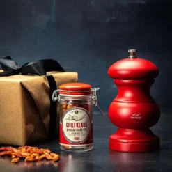 Kryddkvarnar-Chili Klaus - Chili Mill© - Presentförpackning med Birds Eye Chili