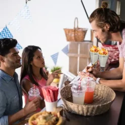 Chipshållare, 16x9,5 cm, Silver