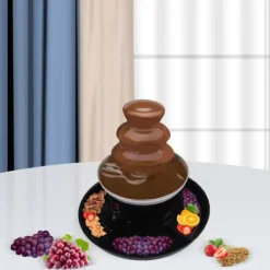 Fondueset-Chokladfontän, 3-nivådesign, 0,45 kg kapacitet, lätt att rengöra