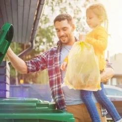 Citrondoftande sopsäckar 60 l 10 st.