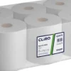 Cliro Cliro - Handdukspappersrulle maxi, 2 lager, återvunnet papper, 6 rullar - 75% vit