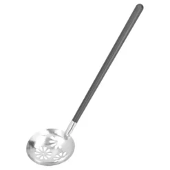 Hålslevar-26CM rostfritt stål rund sked Hot Pot slev Matservis för hemmet kök Restaurang HotelColander