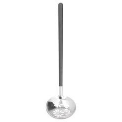 Hålslevar-26CM rostfritt stål rund sked Hot Pot slev Matservis för hemmet kök Restaurang HotelColander