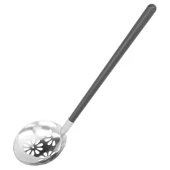 Hålslevar-26CM rostfritt stål rund sked Hot Pot slev Matservis för hemmet kök Restaurang HotelColander
