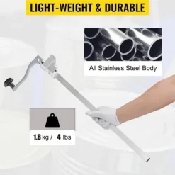 40cm 7st/min manuell kommersiell konservöppnare, effektiv skärning, 2 monteringssätt, arbetsbesparande vridhandtag, lätt och hållbar